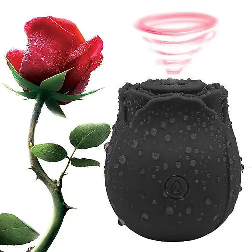 Rose Vibrator (Black)