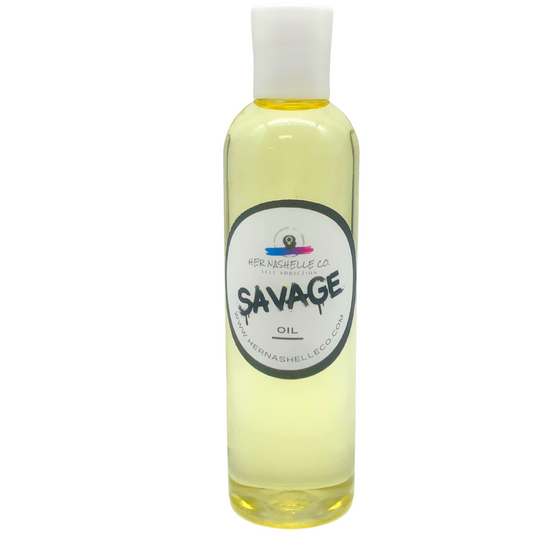 Savage Body oil 4 oz.